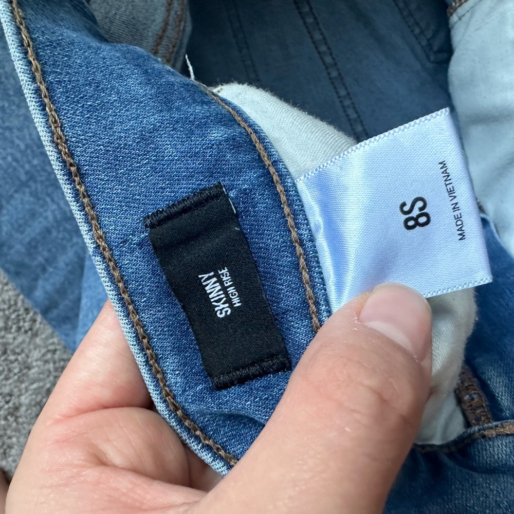 embroidered express jeans!